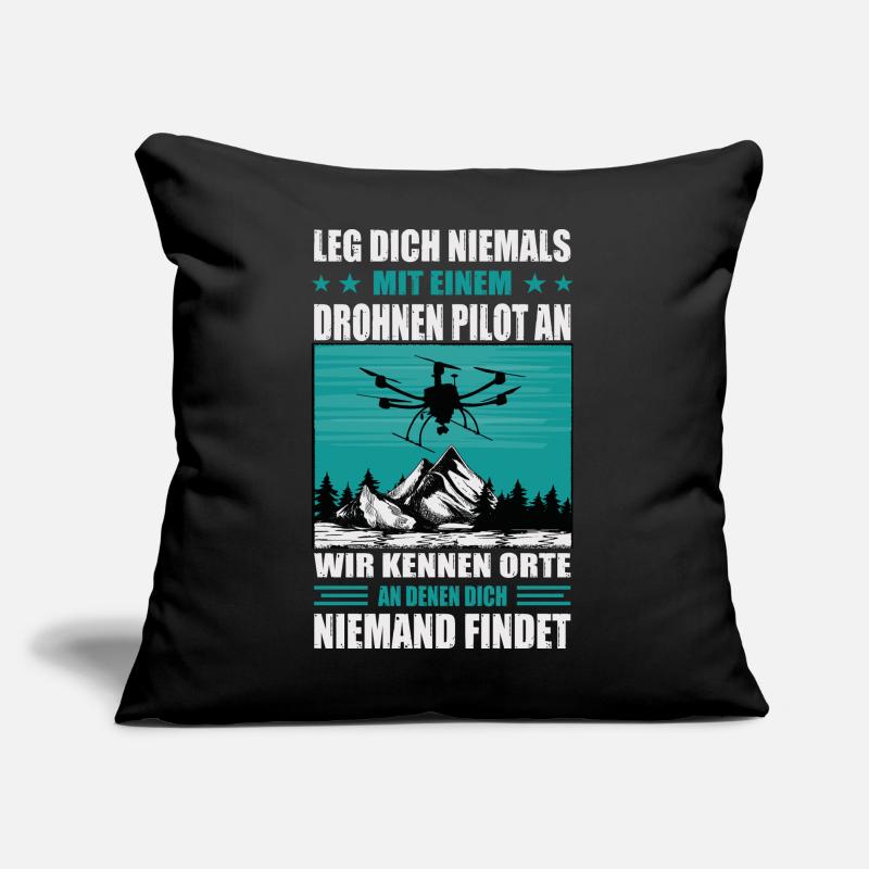 Drone Pilot Accessories Drone Pilot Drone Gift Sofa pillow with filling 45cm x 45cm