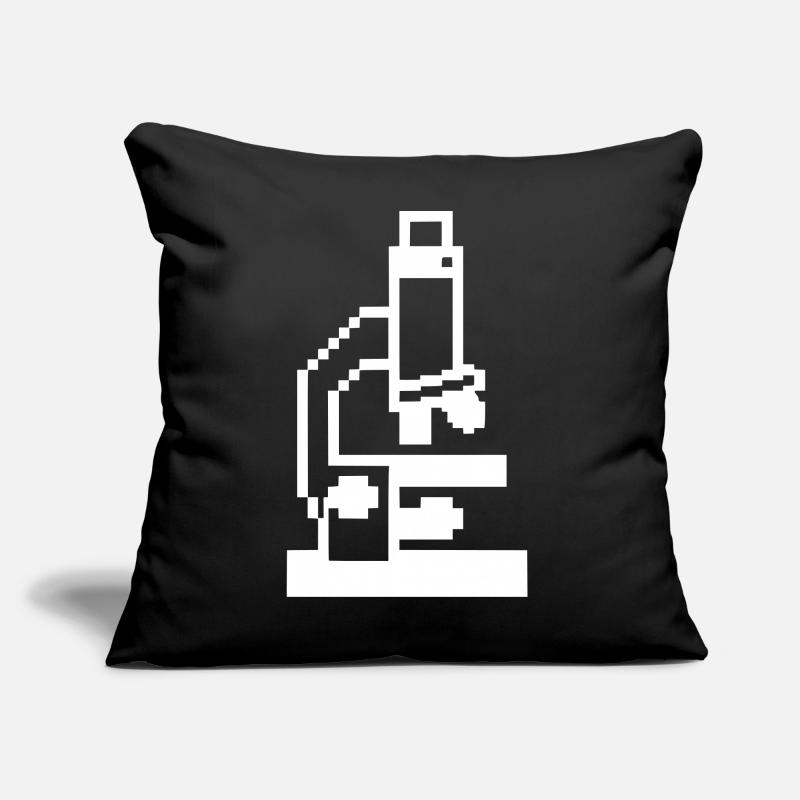 Pixel Microscope 8-Bit Laboratory Sofa pillow with filling 45cm x 45cm