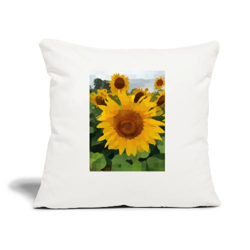 Sonnenblume - Sofakissen mit Füllung 45 x 45 cm