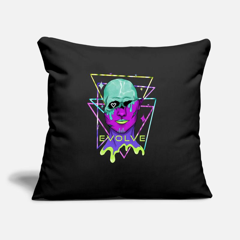 Evolve Galaxy Alien Coussin et housse de 45 x 45 cm