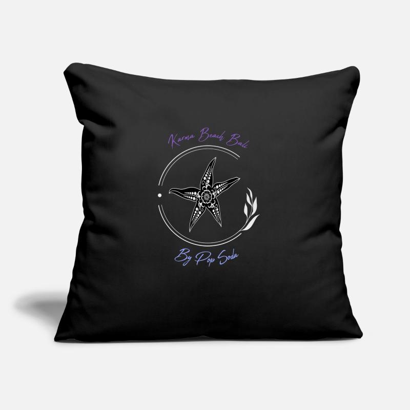 Karma Beach starfish violet bleu Coussin et housse de 45 x 45 cm