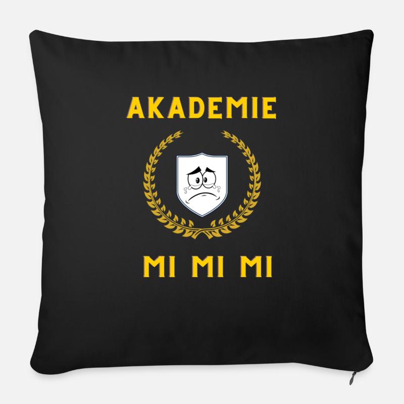 Akadmie Mi - Sofakissen mit Füllung 45 x 45 cm - Schwarz