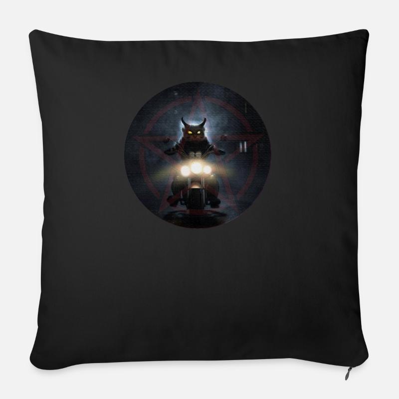 Hell Cat - Sofakissen mit Füllung 45 x 45 cm - Schwarz