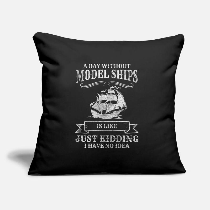 Schiff Wasser Boote Skipper Sofakissen mit Füllung 45 x 45 cm