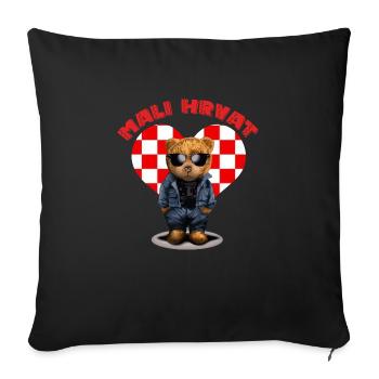 malihrvat - Coussin et housse de 45 x 45 cm - noir - Devant