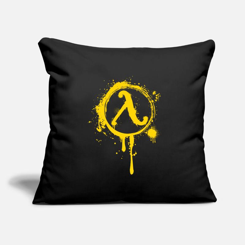 Halbwertszeit Widerstand Lambda-Symbol Sofakissen mit Füllung 45 x 45 cm