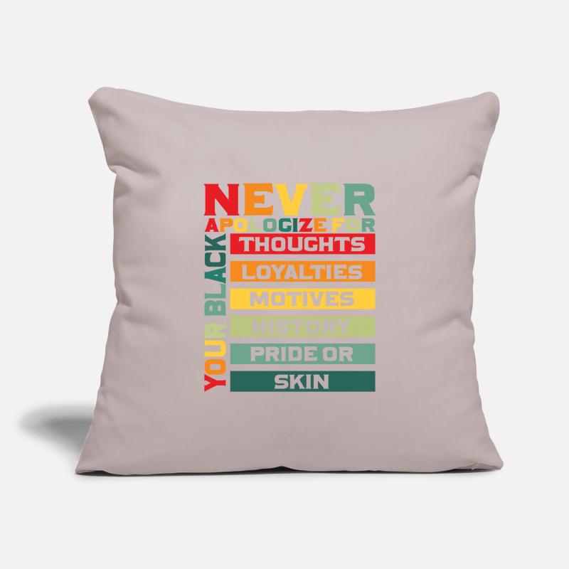 Juneteenth Black Pride Never Apologize For Your Sofa pillow with filling 45cm x 45cm