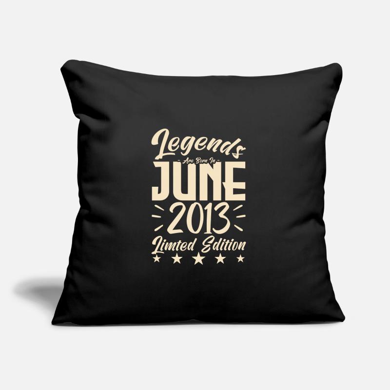 Geboren Juni 2013 Geburtstagsgeschenk 2013. Sofakissen mit Füllung 45 x 45 cm