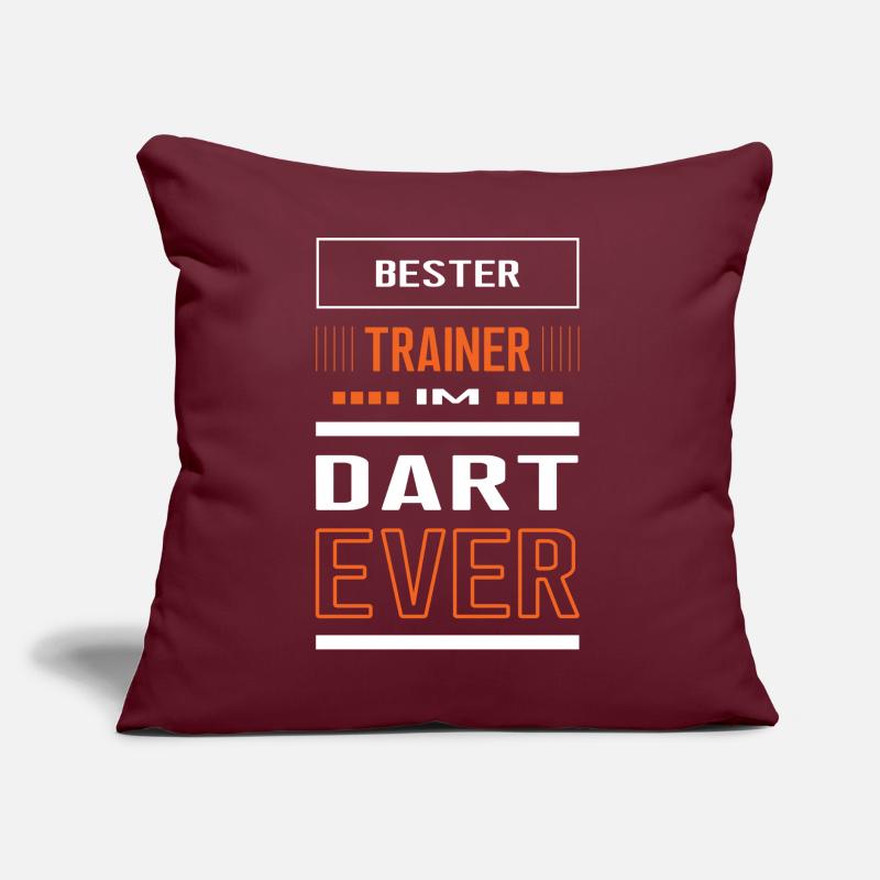 Bester Dart Trainer Darttrainer Training Sofakissen mit Füllung 45 x 45 cm