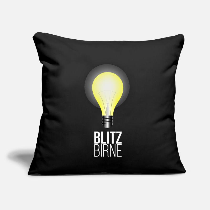 Flash bulb Sofa pillow with filling 45cm x 45cm