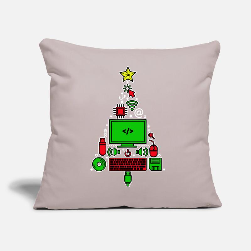 Développeur de scripts de débogage de code Computer Geek Coussin et housse de 45 x 45 cm