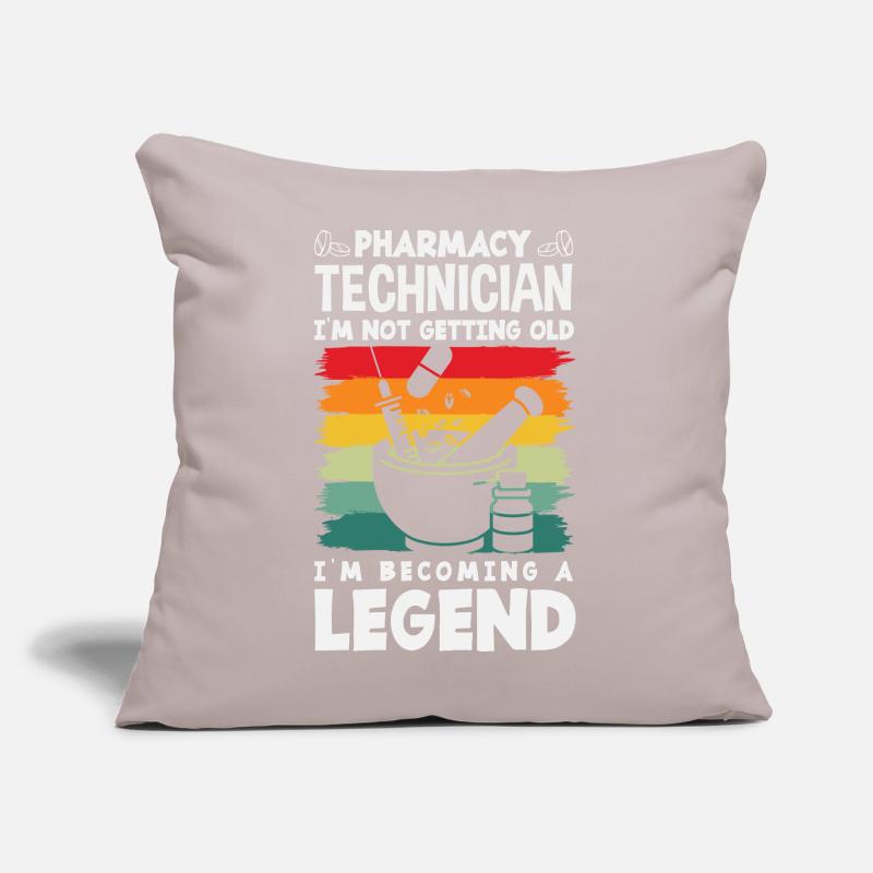 Pharmacist Pharmaceutical Technical Sofa pillow with filling 45cm x 45cm