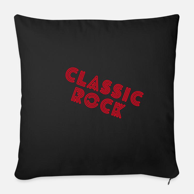 Classic Rock - Sofa pillow with filling 45cm x 45cm - black