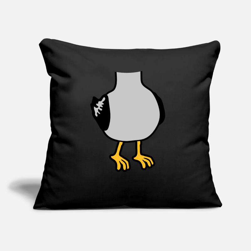Möwe ohne Kopf Kostüm Sofakissen mit Füllung 45 x 45 cm
