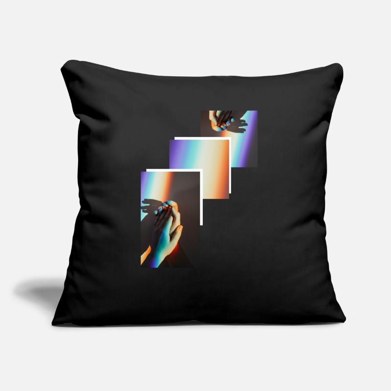 Conception à la main Coussin et housse de 45 x 45 cm