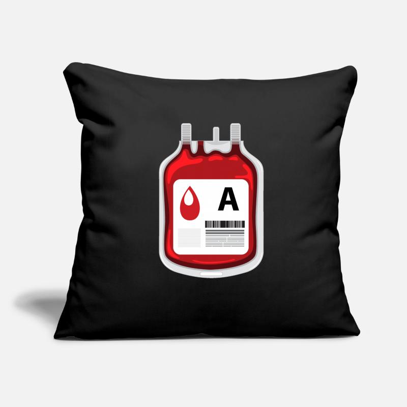 BLOOD TYPE A Sofa pillow with filling 45cm x 45cm