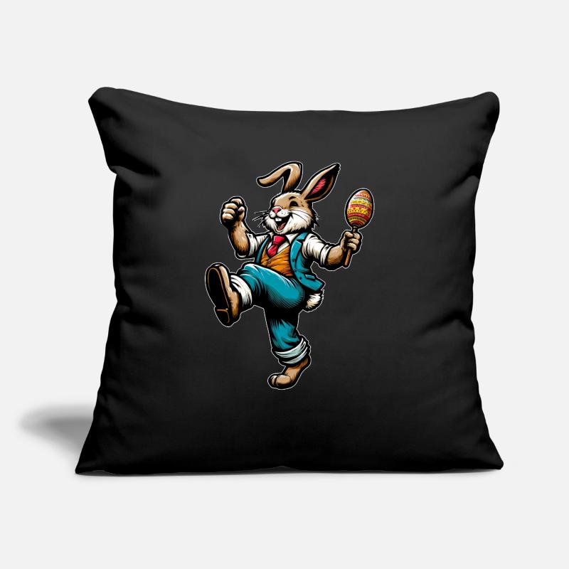 Easter Bunny Singing Sofa pillow with filling 45cm x 45cm