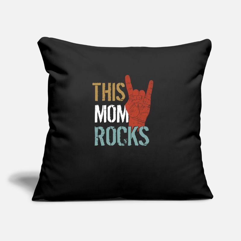 This Mom Rocks Muttertag Geschenkidee Sofakissen mit Füllung 45 x 45 cm