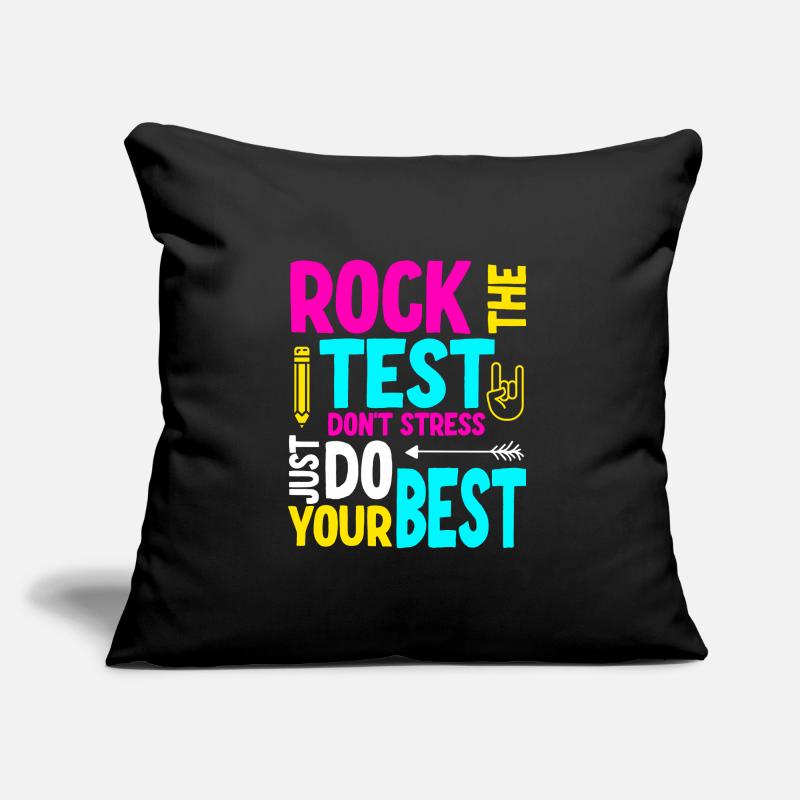 Rock den Test Sofakissen mit Füllung 45 x 45 cm