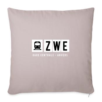 ANTWERP CENTRAL STATION - Sofa pillow with filling 45cm x 45cm - light taupe - Front