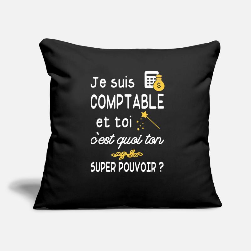 je suis comptable / humour comptable Coussin et housse de 45 x 45 cm
