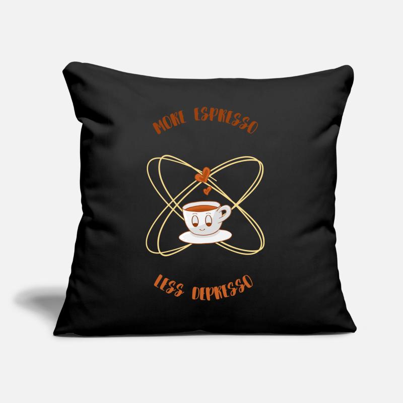 Espresso, Coffee, Kaffee, Latte, Geschenkidee, Fun Sofakissen mit Füllung 45 x 45 cm