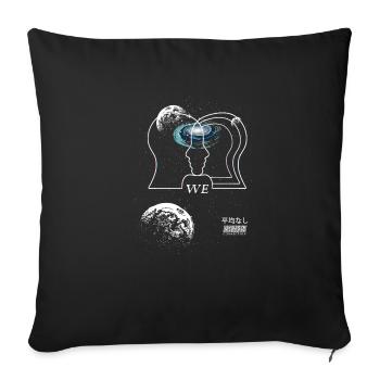 Partenaire de relation japon rétro vaporwave e-girl - Coussin et housse de 45 x 45 cm - noir - Devant