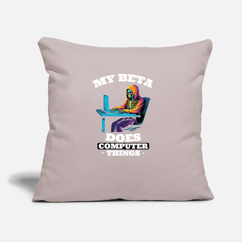 Mein Beta macht Computerdinge Programmierer Sofakissen mit Füllung 45 x 45 cm