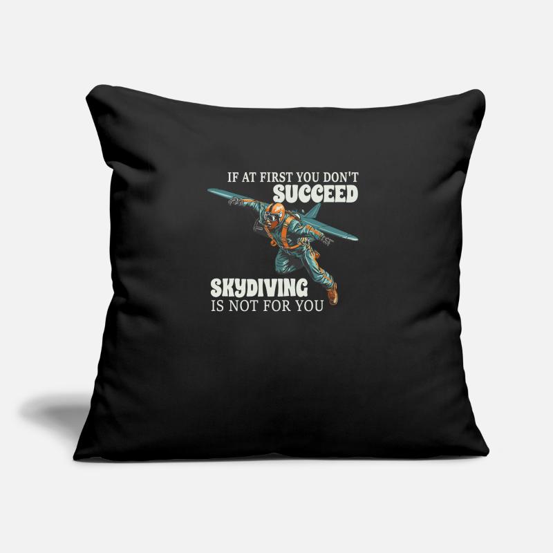 If it doesn't work out the first time Sofa pillow with filling 45cm x 45cm