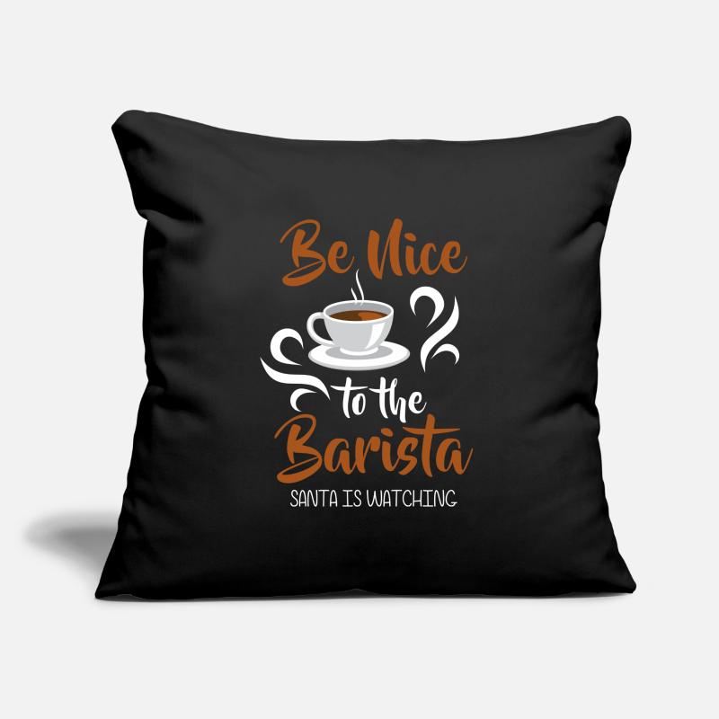 Espresso Cappuccino Work Sofa pillow with filling 45cm x 45cm