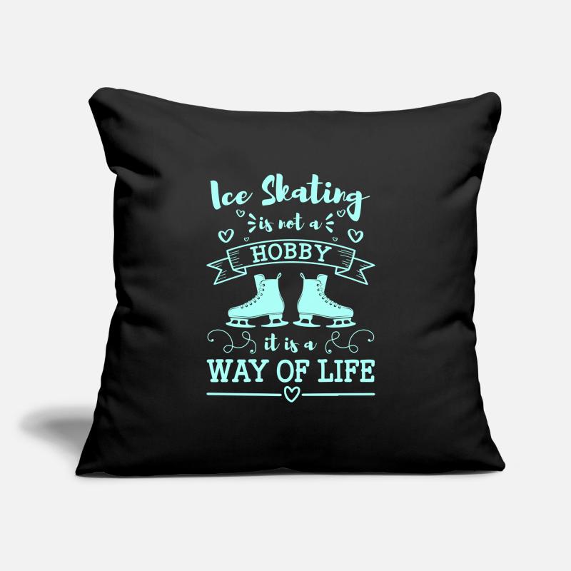 Eisläufer Eis Winter Sofa pillow with filling 45cm x 45cm