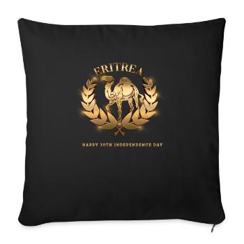 ERYTHREE 3D PNG - Coussin et housse de 45 x 45 cm - noir - Devant