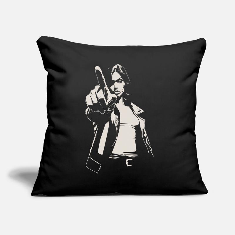 Fais pas ça! Coussin et housse de 45 x 45 cm