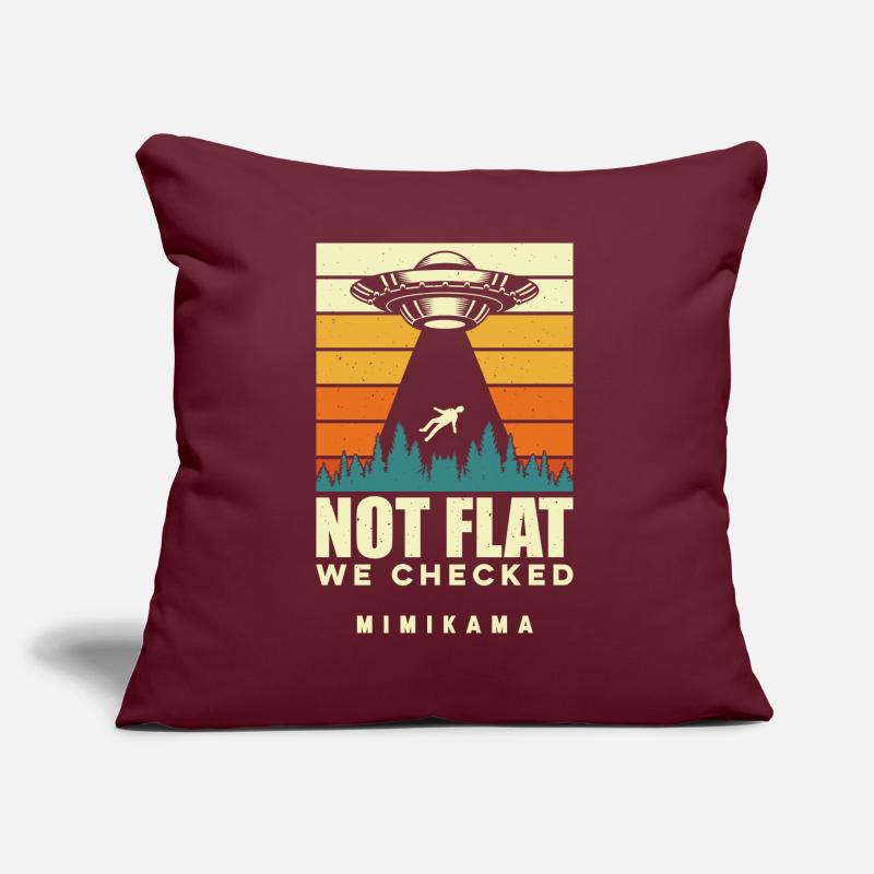 Galactic Verifiers: Earth Not Flat Sofakissen mit Füllung 45 x 45 cm