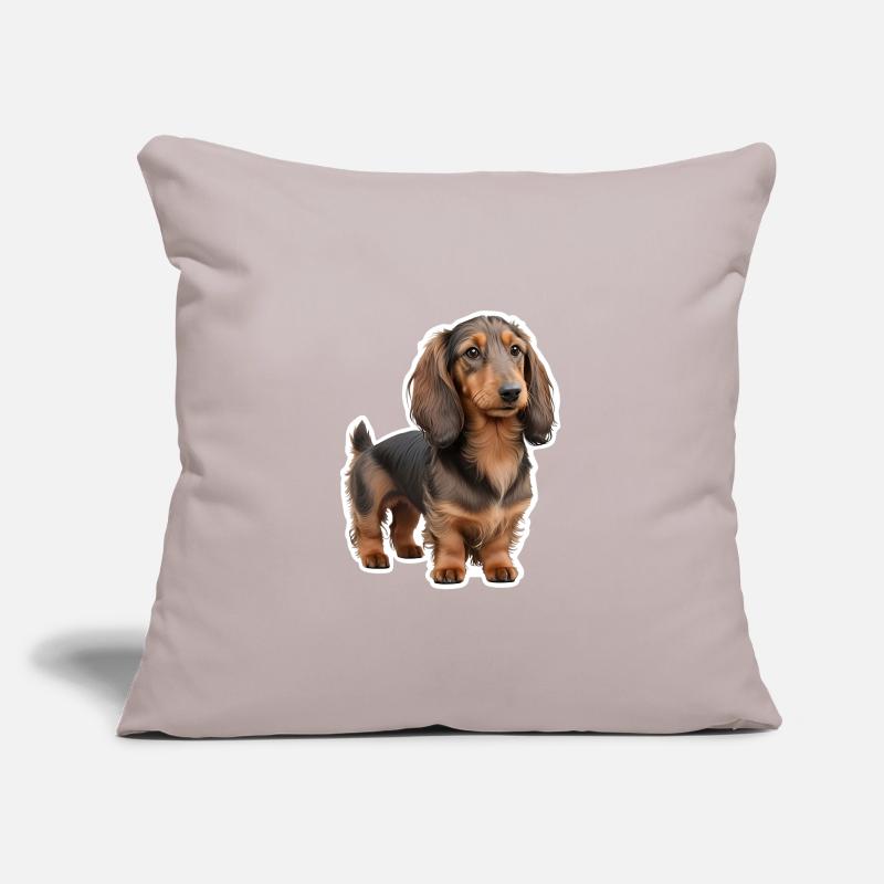 Teckel Coussin et housse de 45 x 45 cm
