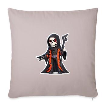 Skeleton Halloween - Sofa pillow with filling 45cm x 45cm - light taupe - Front