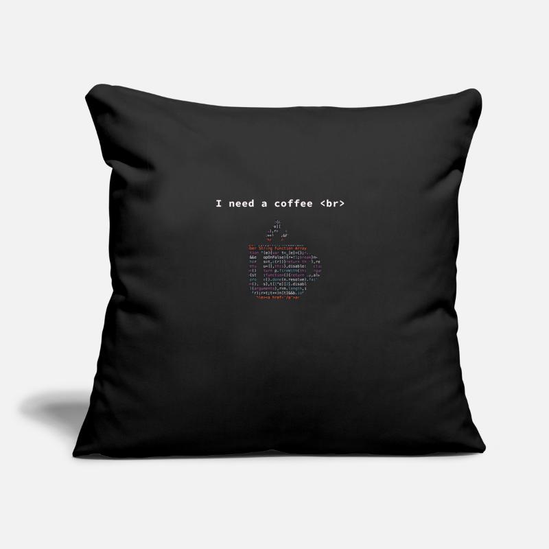 Informatiker Kaffee Programmier Informatik Sofakissen mit Füllung 45 x 45 cm