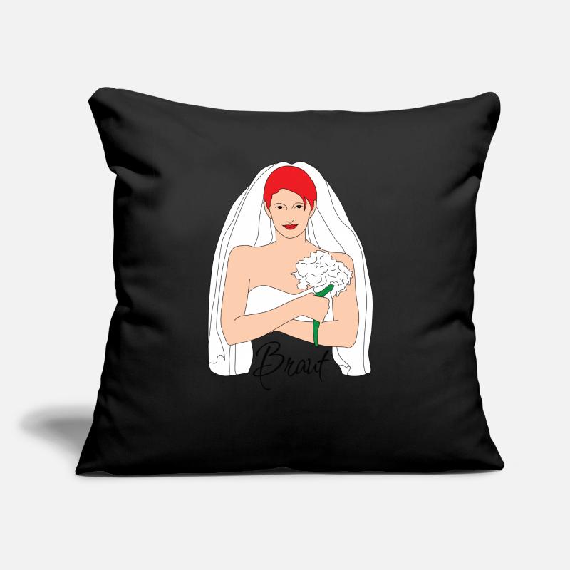 Bride Red 1 Sofa pillow with filling 45cm x 45cm