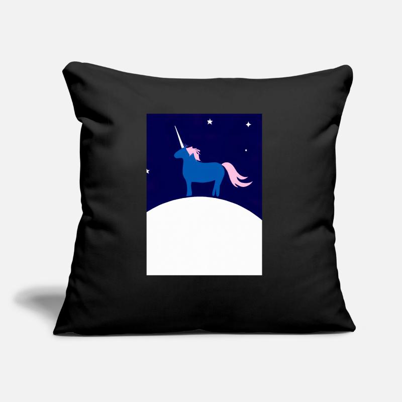 Mond Einhorn Minimal Sofakissen mit Füllung 45 x 45 cm
