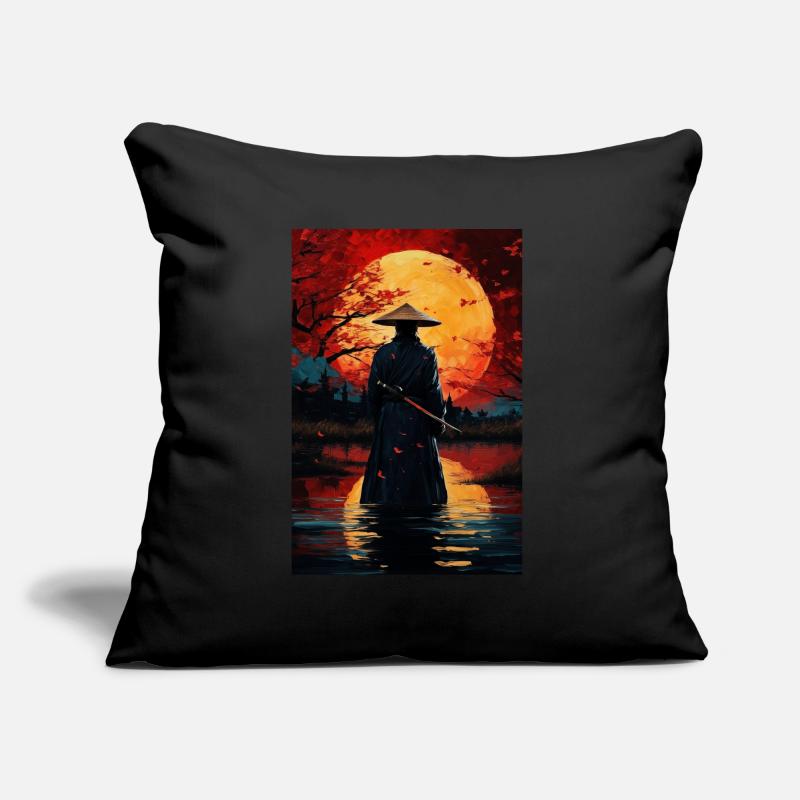 Samurai Sofakissen mit Füllung 45 x 45 cm