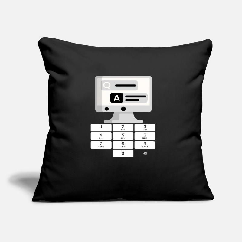 computerfreak computer science gamer console gift Sofa pillow with filling 45cm x 45cm
