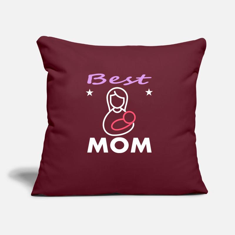 beste Mama Mummy Muttertag coole Mutter Geschenk Sofakissen mit Füllung 45 x 45 cm