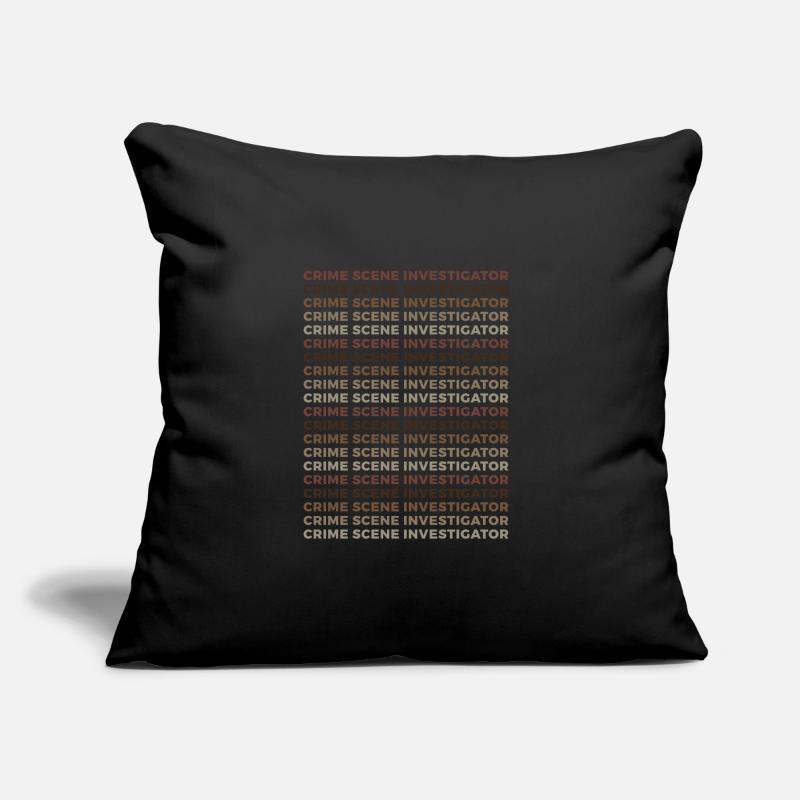 Spurensicherung - Kripo Polizei Kriminaltechnik Sofakissen mit Füllung 45 x 45 cm