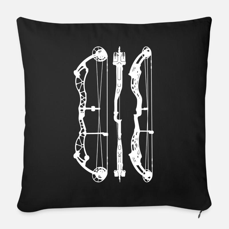 BowtechRekinong_PlansW - Sofakissen mit Füllung 45 x 45 cm - Schwarz