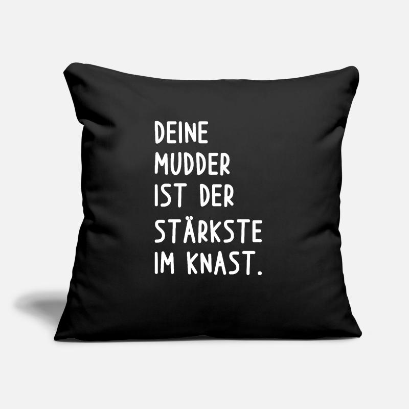 Deine Mutter Witz Sofakissen mit Füllung 45 x 45 cm