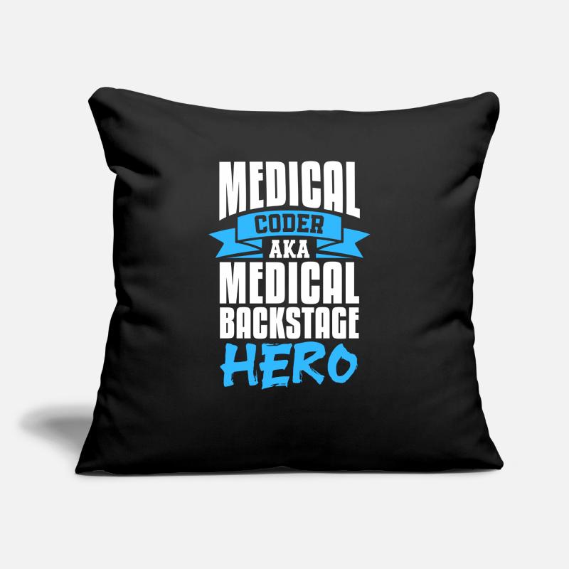 medical coder aka medical backstage hero Design Sofakissen mit Füllung 45 x 45 cm