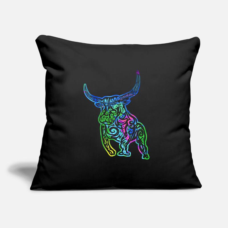 Stier - Sternzeichen Stier - Ich bin Stier - Bulle Sofakissen mit Füllung 45 x 45 cm