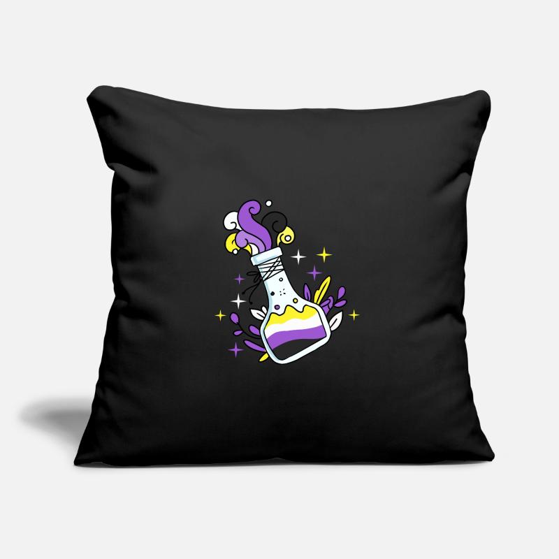 Nonbinary Pride Magic Potion Nonbinary Pride Sofa pillow with filling 45cm x 45cm