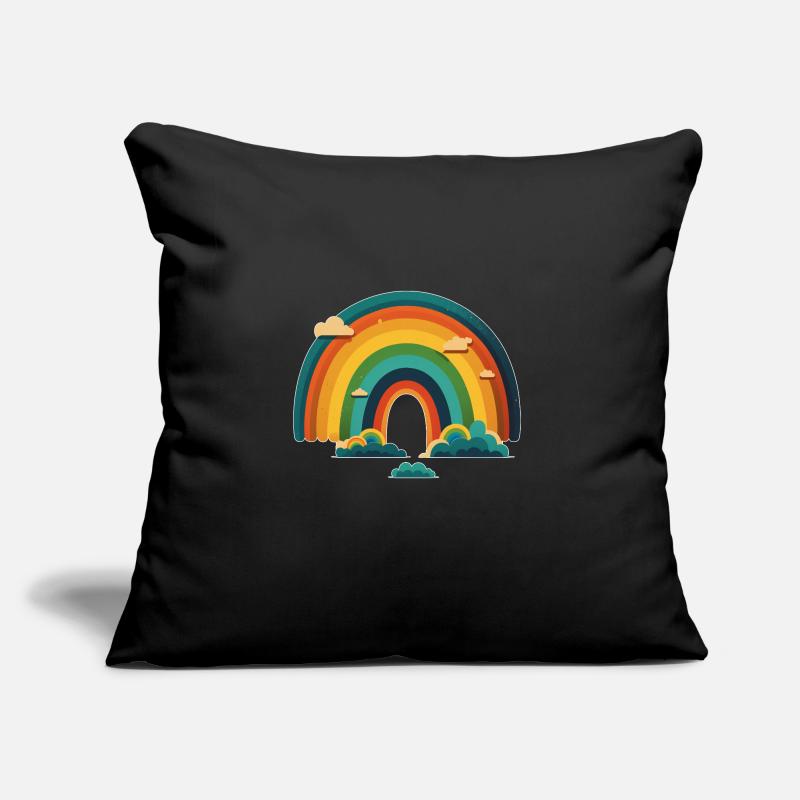 RAINBOW Sofakissen mit Füllung 45 x 45 cm