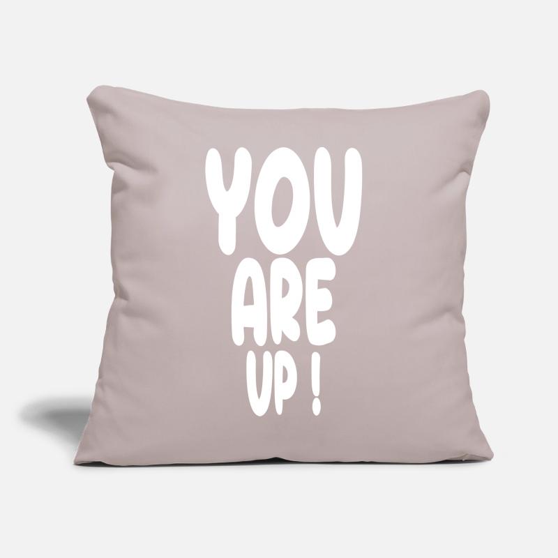 Vous êtes en train de vous amuser conception de texte simple Coussin et housse de 45 x 45 cm